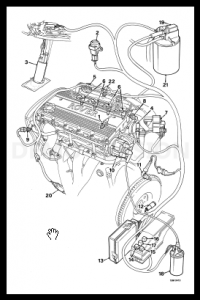 Mod. Motor Kum. Sist. T16 2.0L Atm. Parça Dökümü