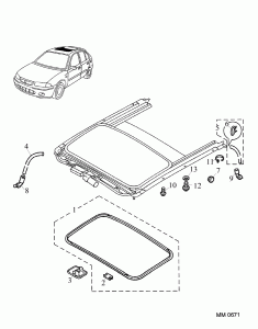 Rover 200 25 Sunroof Cam & Sair