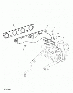 R75 1.8 Petrol Eksoz Manifoldu Turbo