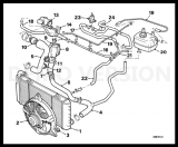 T16 2.0L Atmosf. Motor Klimalı Soğutma Düzeni