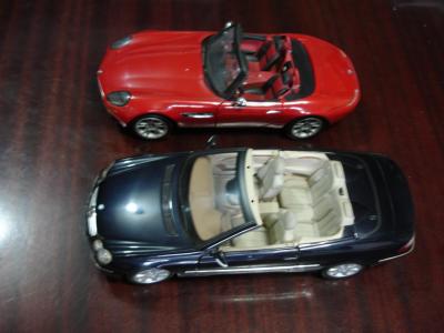 Mercedes CLK500 KYOSHO & BMW Z9.AUTOART